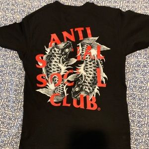 Anti Social Social Club Omakase Black Tee ASSC 100% AUTHENTIC NWT